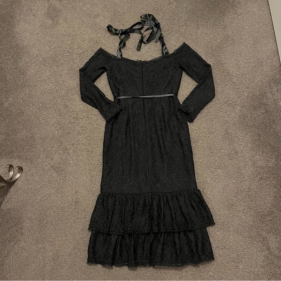 Alexis Sophia Lace Cocktail Midi Dress - Picture 9 of 11